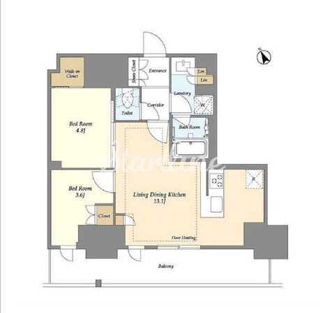 オアーゼ日暮里レジデンスの物件間取画像